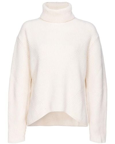Pinko Knitwear > turtlenecks - Blanc