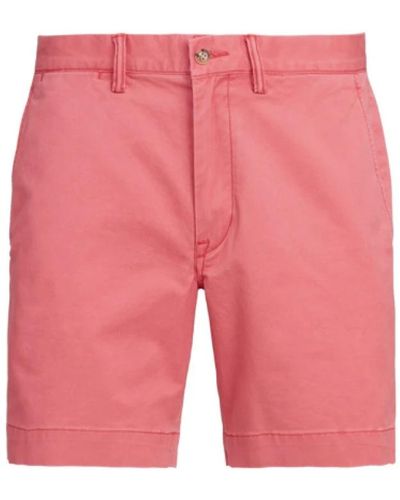 Polo Ralph Lauren Pantaloncini in cotone elasticizzato nantucket - Rosa