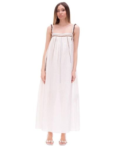 Manila Grace Summer dress - Bianco