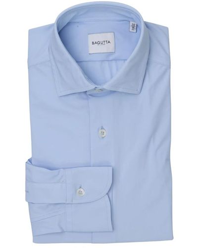 Bagutta Shirts > formal shirts - Bleu
