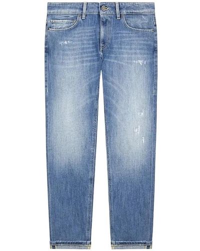 Dondup Celeste carrot fit five-pocket jeans - Blau