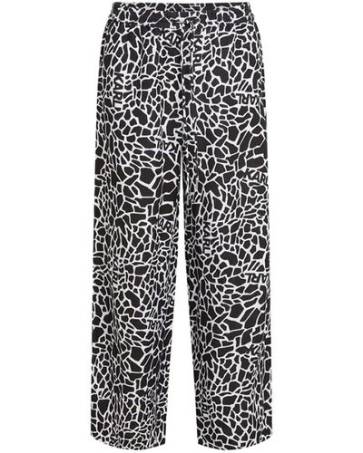 Karl Lagerfeld Trousers > wide trousers - Gris