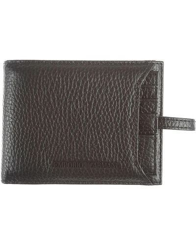 Emporio Armani Wallets Black - Grau