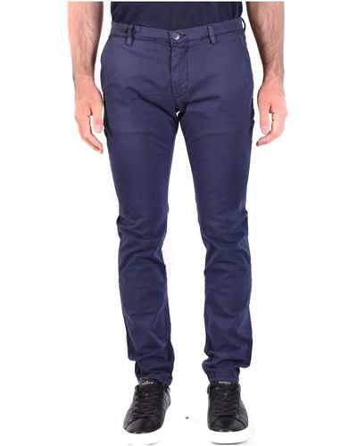 Brian Dales Trousers > slim-fit trousers - Bleu