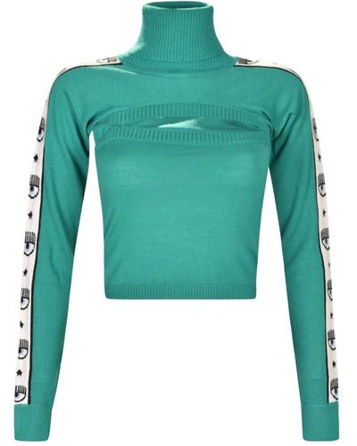 Chiara Ferragni Turtlenecks - Green