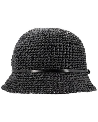Le Tricot Perugia Hats - Black