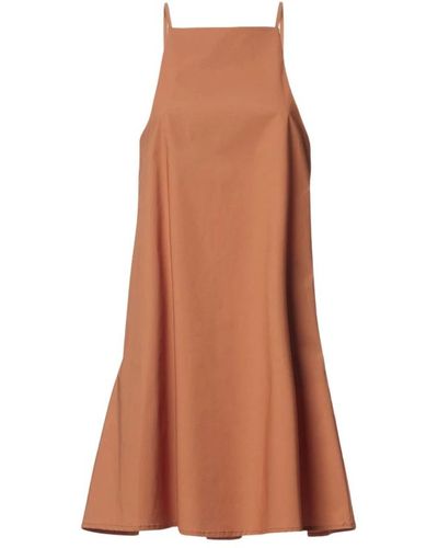 Manila Grace Short Dresses - Brown