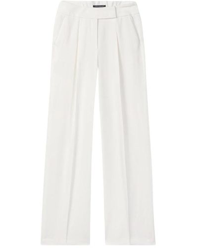 Luisa Cerano Wide trousers - Blanco