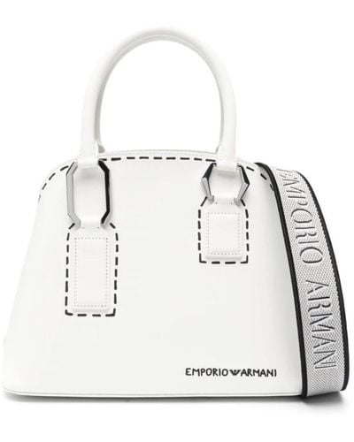 Emporio Armani Shoulder Bags - White