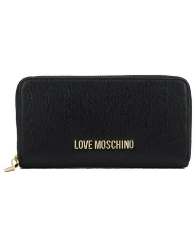 Love Moschino Portafoglio elegante portacarte - Nero