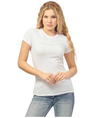 Armani Exchange T-Shirts - White
