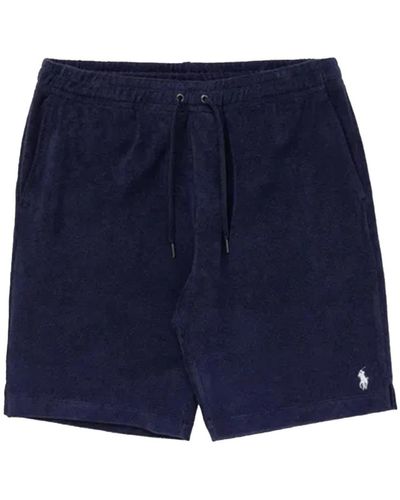 Ralph Lauren Polo-shorts aus baumwollmischung - Blau