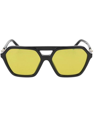Tiffany & Co. Stilvolle sonnenbrille für frauen - Gelb