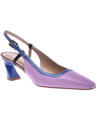 Baldinini Court shoe in lilac and blue calfskin - Morado