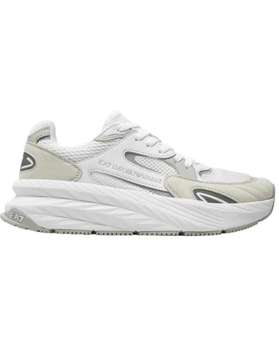 EA7 Retro style sneakers - Weiß