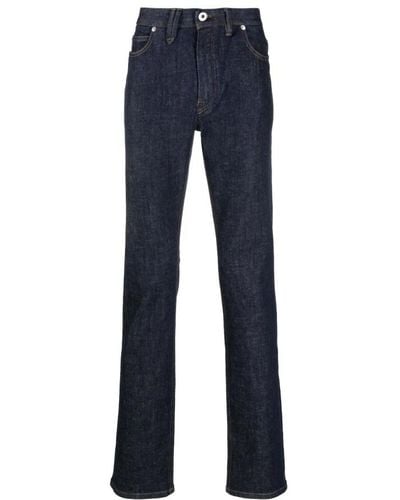 Brioni Blaue straight jeans casual stil