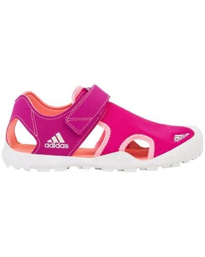 adidas Captain toey k pink-weiße sandalen