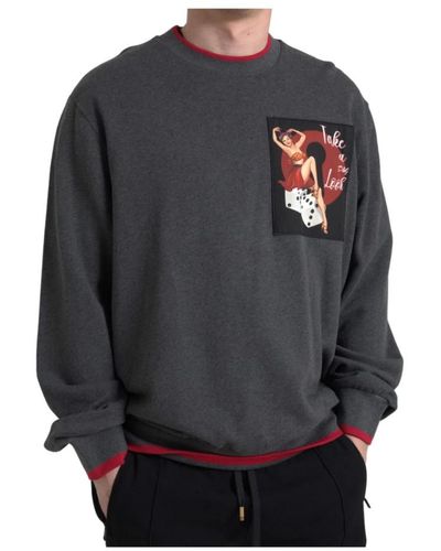 Dolce & Gabbana Sweatshirts & hoodies > sweatshirts - Gris