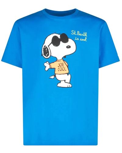 Saint Barth T-Shirts - Blau