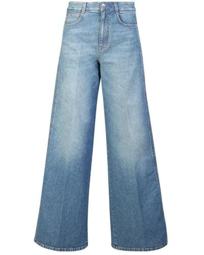 Stella McCartney Weite Jeans - Blau