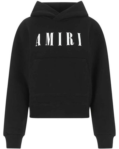 Amiri Schwarzer oversize sweatshirt
