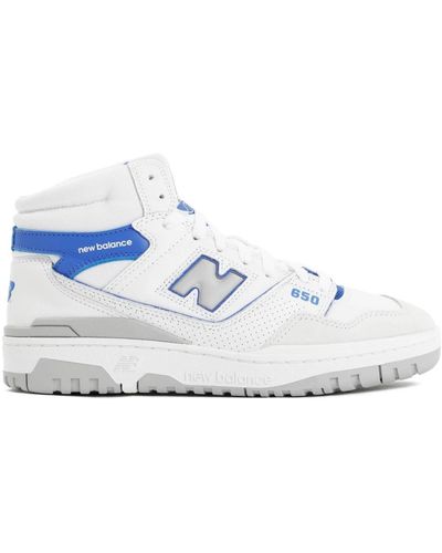 New Balance Weiße ledersneakers aw23
