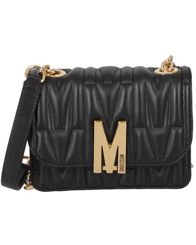 Moschino Stilvolle tasche für modebegeisterte - Schwarz