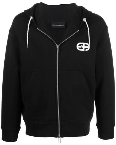 Armani Sweatshirts & hoodies > zip-throughs - Noir