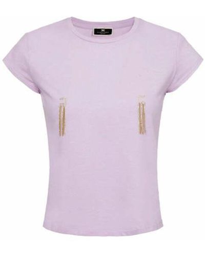 Elisabetta Franchi Ma02321e2 t-shirt - Violet