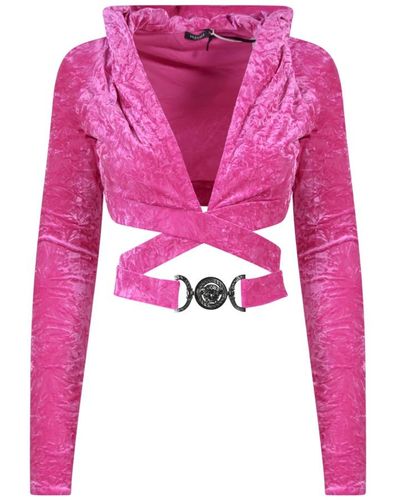 Versace Long Sleeve Tops - Pink