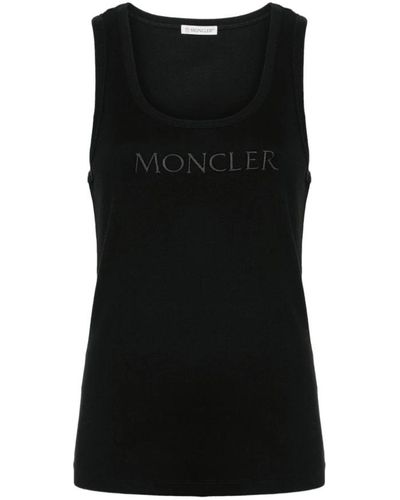 Moncler Sleeveless Tops - Black