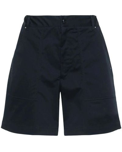 Moncler Shorts > casual shorts - Bleu