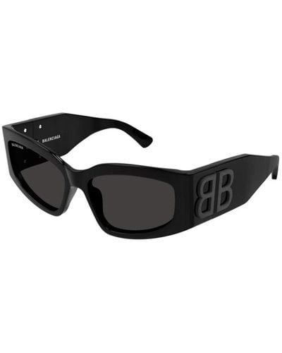 Balenciaga Schwarze graue sonnenbrille bb0321s 001