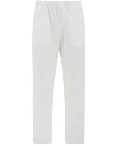 Aspesi Straight Trousers - White