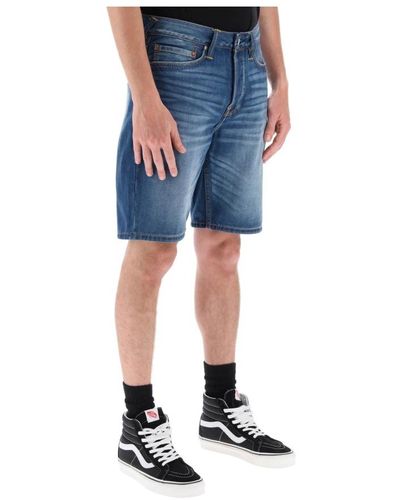 Evisu Denim shorts für männer und frauen - Blau