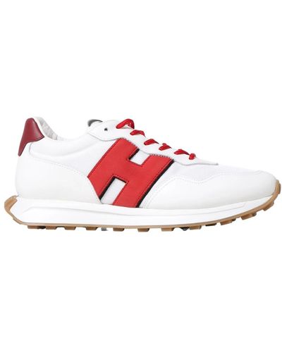Hogan H601 Allacciato H Patch Sneakers - Rot