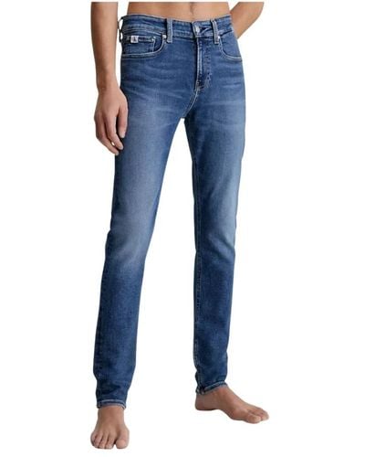 Calvin Klein Men clothing jeans denim ss23 - Blu