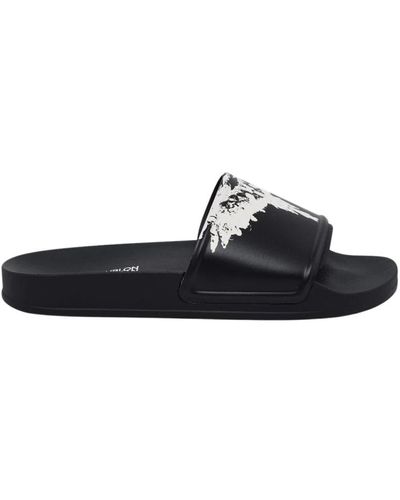 Marcelo Burlon Shoes > flip flops & sliders > sliders - Noir