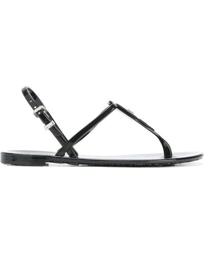 Karl Lagerfeld Flat sandali - Nero