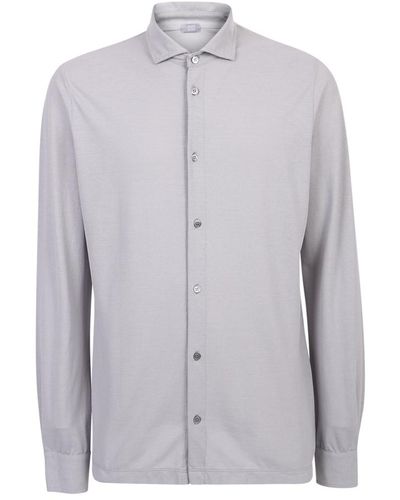 Zanone Ice cotton shirt - Grau
