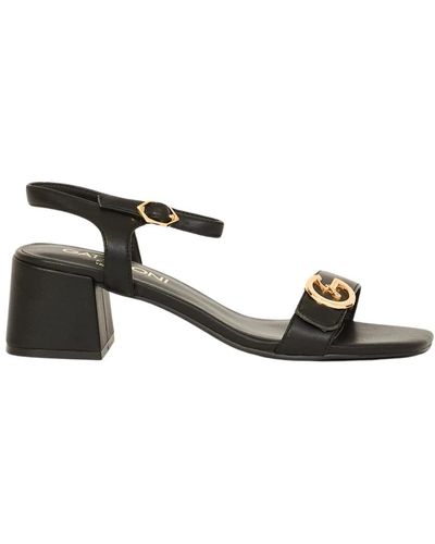 Gattinoni Shoes > sandals > high heel sandals - Noir