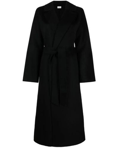 P.A.R.O.S.H. Coats > belted coats - Noir