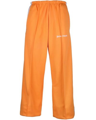 Palm Angels Pantaloni tuta arancioni oversize - Arancione
