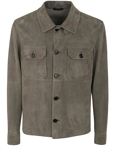 Tom Ford Leather Jackets - Green