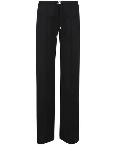 Courreges Straight Trousers - Black