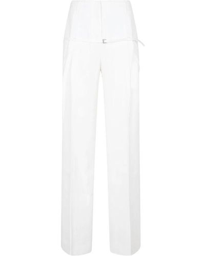 Jacquemus Straight Trousers - White