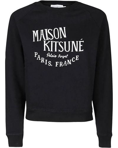 Maison Kitsuné Sweatshirts - Black
