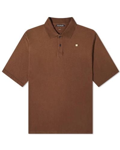 Acne Studios Polo Shirts - Brown
