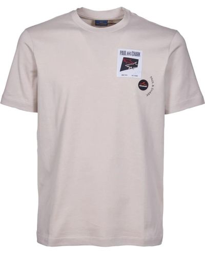 Paul & Shark T-Shirts - Natural