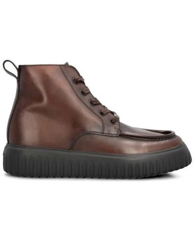 Hogan Shoes > boots > lace-up boots - Marron